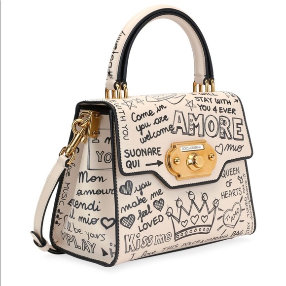 dolce and gabbana graffiti bag